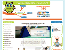 Tablet Screenshot of meegroeikinderstoelen.nl